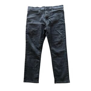 American Eagle Jeans 36x30 Black Athletic Straight Stretch Men’s Denim Pants AE